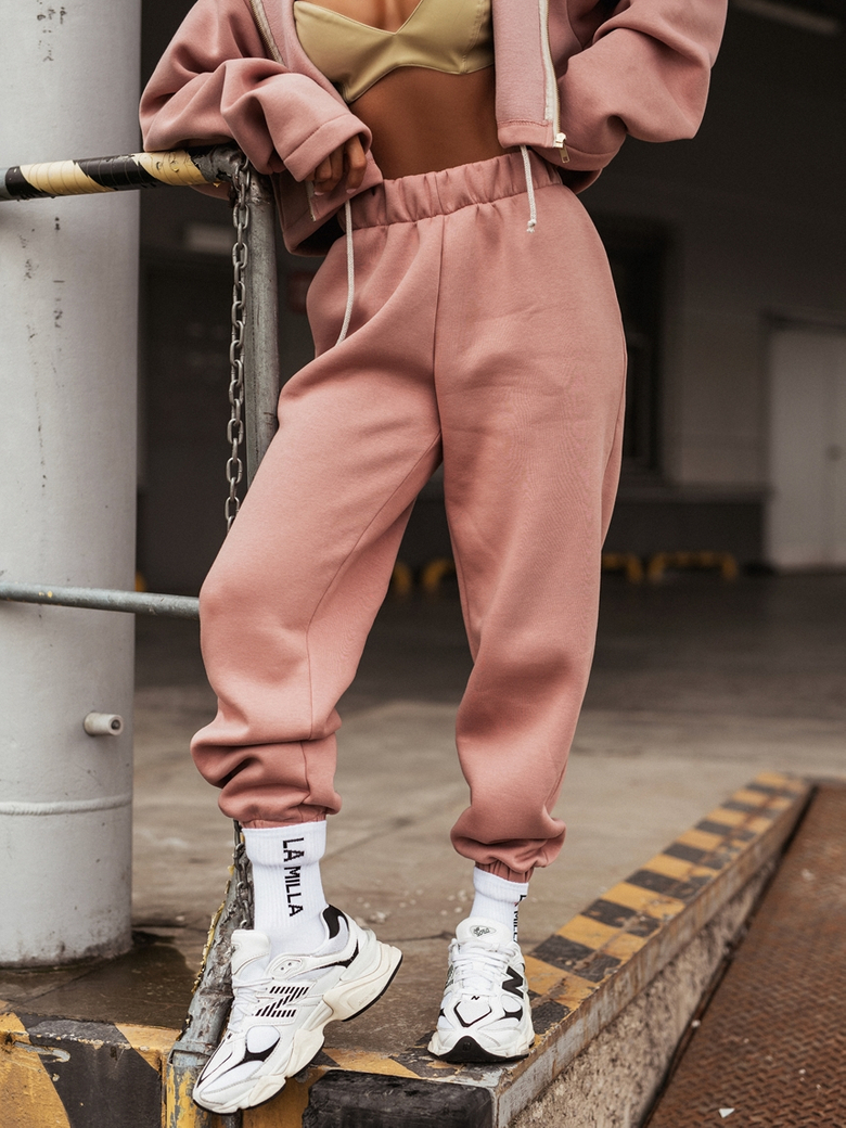 Komplet dresowy brudny róż Megan N497