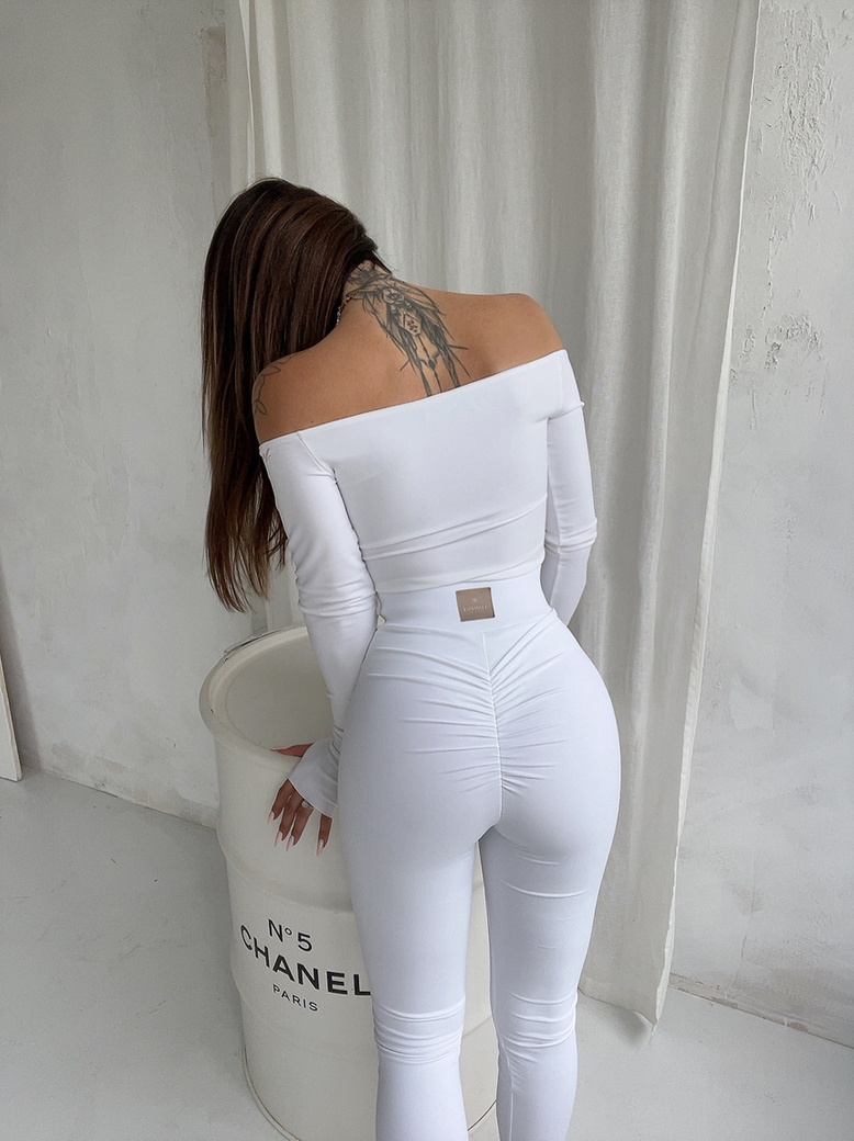 Legginsy ecru Secrets G172