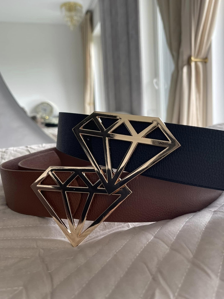 Pasek czarny Diamond K060