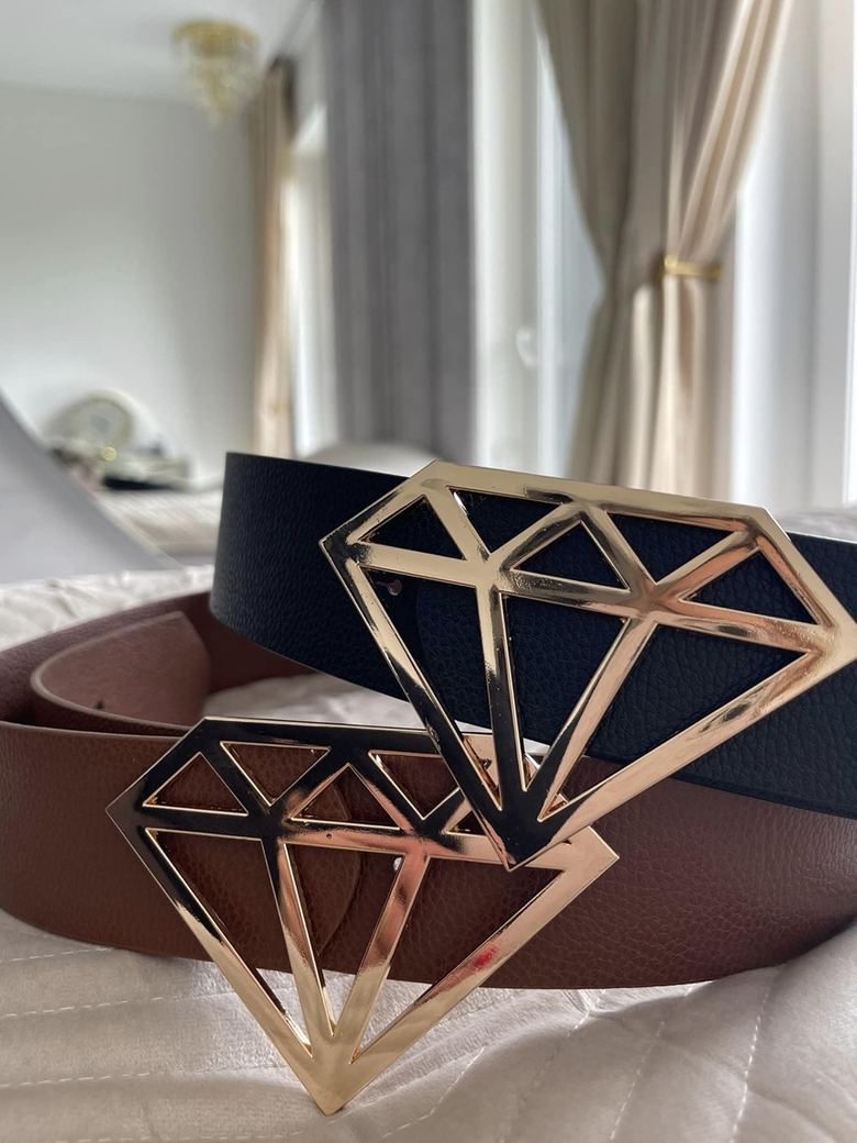 Pasek karmelowy Diamond K059