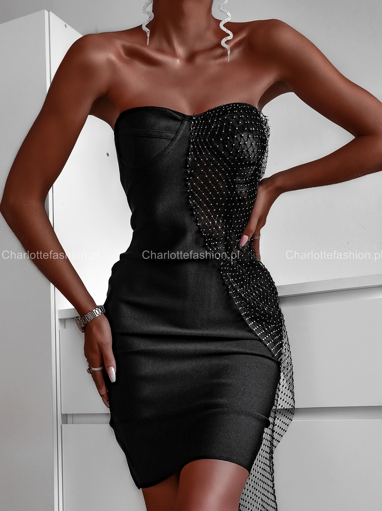 Sukienka czarna Jolie A1301