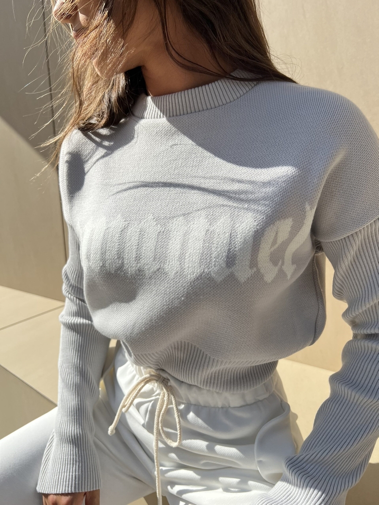 Sweter szary Gothic E262